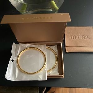 New in Box 18k Gold filled bangles